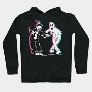 fantasma y payaso bailando Hoodie